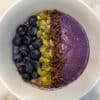 Blueberries and Cream Smoothie Bowl
